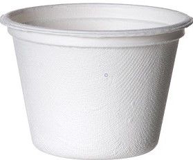 Molheira Biodegrad�vel  + Tampa De Cana de a�ucar 120 CC Pack 100 Unidades 