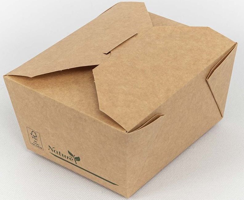 Caixa Cart�o Take Away kraft 66oz 1980 Ml  25 Unidades 