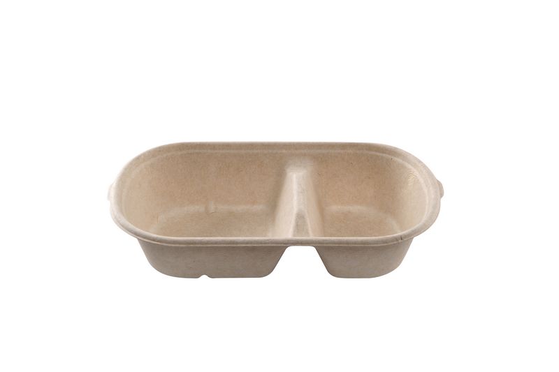 Caixa / Recipiente 2 Comp Cana de a�ucar creme 850 Ml Pack  25 Unidades