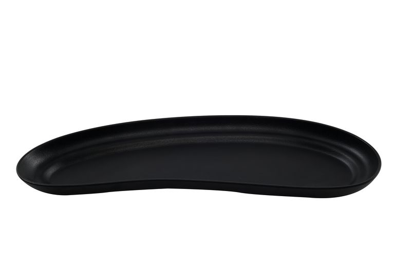Bandeja Preta Grande De Melamina 40 x 14.5 x 3 cm