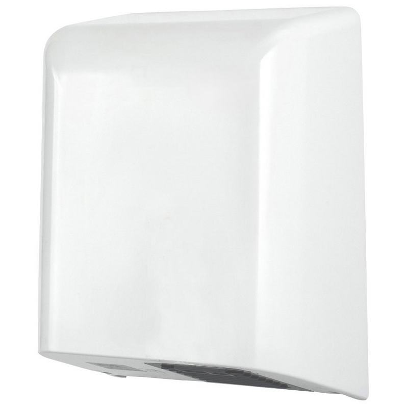Secador de m�os em a�o inoxid�vel BIGFLOW com sensor eletr�nico. Acabamento branco