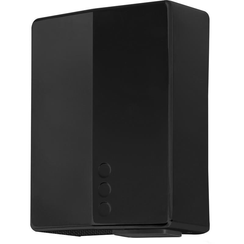 Secador de m�os BIGFLOW EVO de a�o inoxid�vel c sensor eletr�nico. Acabamento preto