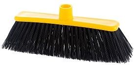 Vassoura De Exterior Jazmin Amarela  / Preta  - Cerdas r�gidas