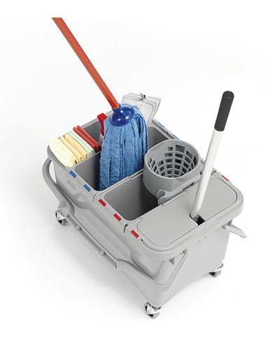 Esta��o de servi�o de limpeza Cinzento 28 Lt 