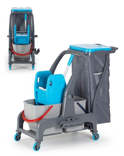 Carrinho Duplo R-Evolution 25+18 litros com guiador e bolsa. 
