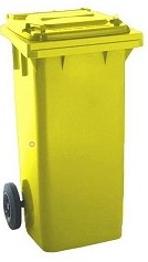 Contentor 120 Lt Amarelo S/Pedal