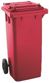 Contentor 120 Vermelho  S/Pedal