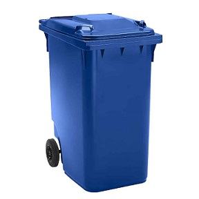 Contentor de 360 litros Azul Sem Pedal