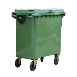 Contentor de 800 litros Verde  + Tampa 