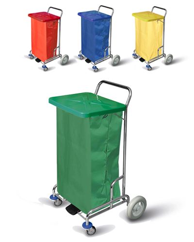 Carrinho de lavandaria Verde Kombo 