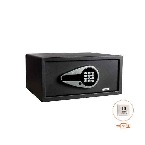 Cofre digital Branco com usb interno � 27 litros