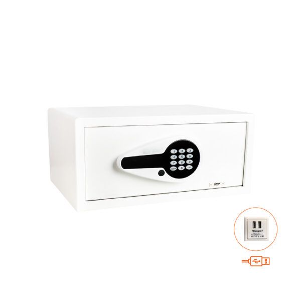 Cofre digital Preto com usb interno � 27 litros