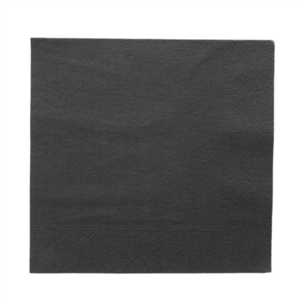 GUARDANAPOS ECOLABEL 2 FOLHAS 18 G/M2 39x39 CM PRETO TISSUE (1600 UNIDADE)