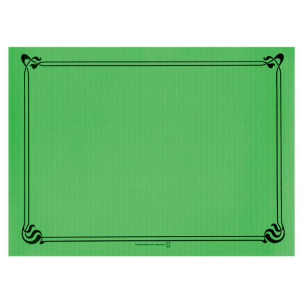 TOALHETES DE MESA 48 G/M2 31x43 CM VERDE PRADO CELULOSE (500 UNIDADES)