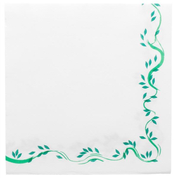 GUARDANAPOS ECOLABEL DOUBLE POINT - FLORALIA 18 G/M2 40x40 CM BRANCO TISSUE