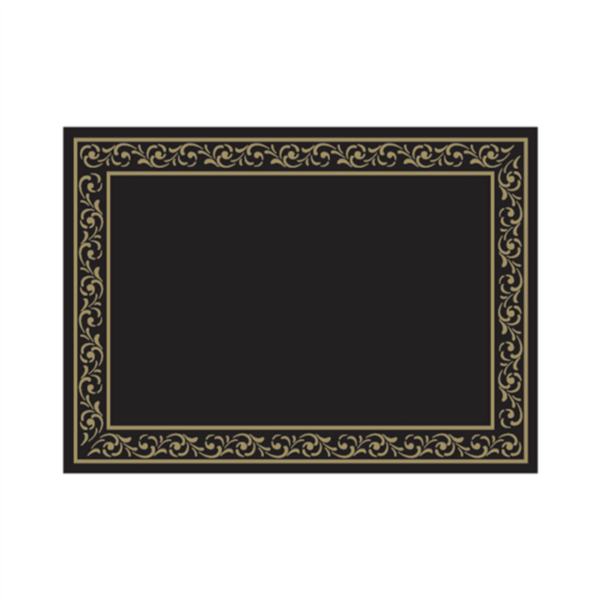 TOALHETES DE MESA TROYA 48 G/M2 31x43 CM PRETO CELULOSE 500 UNIDADES