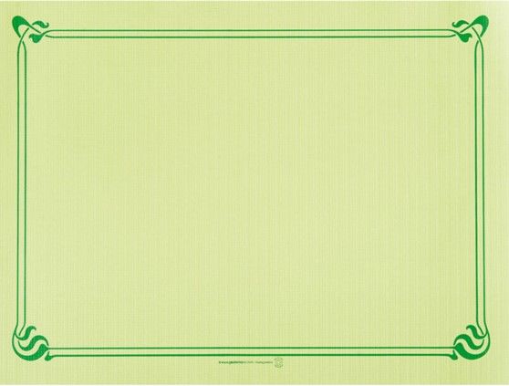 TOALHETES DE MESA 48 G/M2 31x43 CM VERDE ANIS CELULOSE 500 UNIDADES
