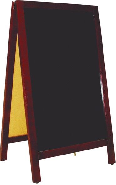 QUADRO EM �NGULO 2 LADOS 50x85x40 CM PRETO MADEIRA (1 UNIDADE)