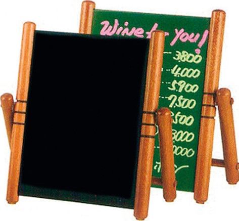 ARD�SIA / CARTAZ DE MESA 32x32 CM PRETO MADEIRA (1 UNIDADE)