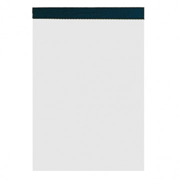 BLOCO (1/8) - 80 FOLHAS 15,7x10,5 CM BRANCO PAPEL  (Pack 10)