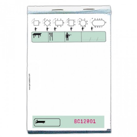 BLOCO PEDIDOS TRIPLI.50x3-FOLHAS VERDES 10x15 CM VERDE AUTO-COPIATIVO (10 UNID.)