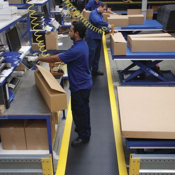 TAPETE ROLO DE BORRACHA SOFT-TRED N-417 CINZA 910X18,3MT