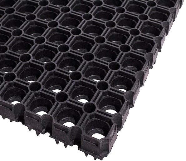 TAPETE EM BORRACHA DE ANEL � 22mm 100X150 MG-6003