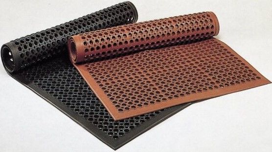 TAPETE DE BORRACHA DE ANEL N-562 SANITOP 91X152 PRETO NOTRAX