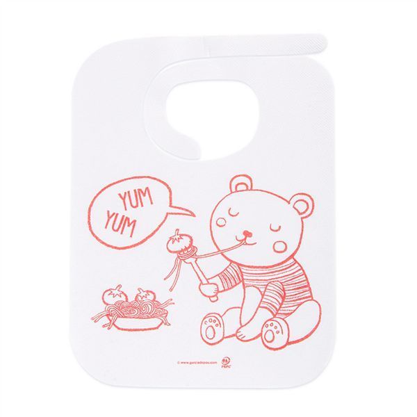 BABETES INFANTIL 50 G/M2 + PE 23x31 CM BRANCO AIRLAID (100 UN