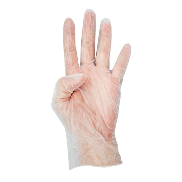 Luvas de Exame em Vinil com p�  M�dias