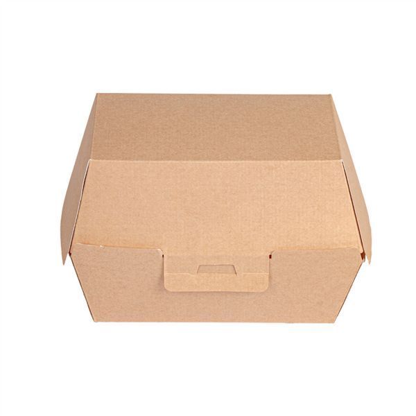 Caixa LUNCH BOX THEPACK 275G/M2 22x13,5x9 CM Natural  Cart�o Ondulado Nano-Micro 50 Unidades