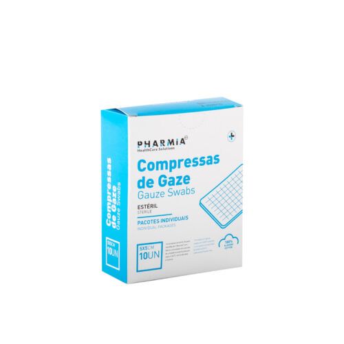Compressas de Gaze Esteril 5x5cm � 10 uni  Caixa 192 Pack