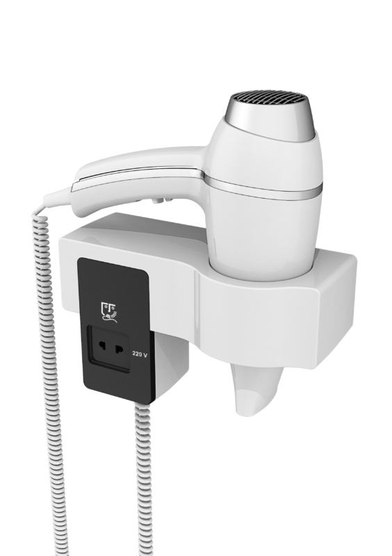 Secador de Cabelo 1875 W ALTEO Branco + Base c/ Tomada