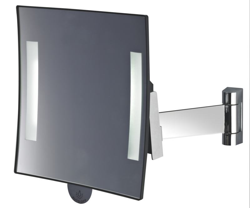 Espelho de parede Galaxy iluminado com bra�o plano