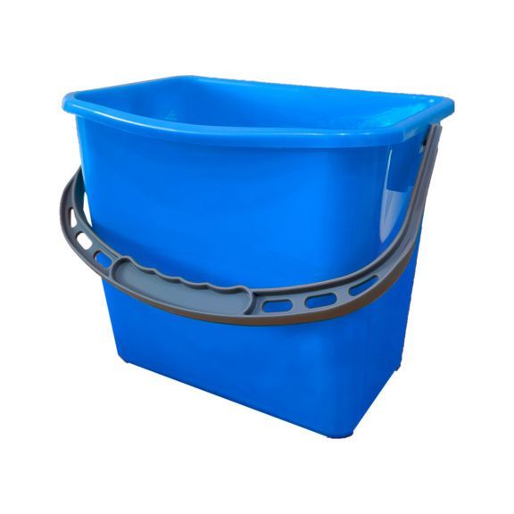 Balde de 6 litros P/ carros de limpeza HACCP Azul