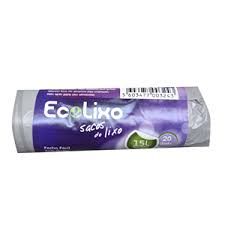 Sacos Do Lixo Sanit�rios 43X45 F/F�cil Cinza Claro Rolo 20 Un. 15Lt 