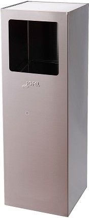 Cinzeiro de Ripas Retangular de Inox 