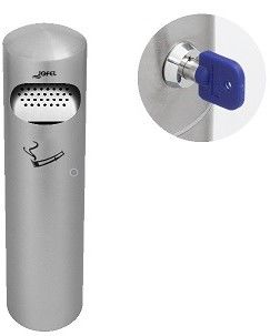 Cinzeiro inox de parede 