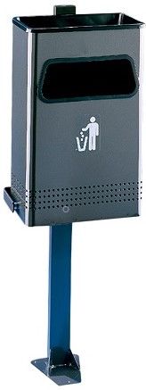 Papeleira-Cinzeiro de Ch�o Retangular Basculante