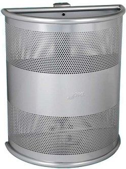 Papeleira Anti-corrosiva Meia Lua Parede 