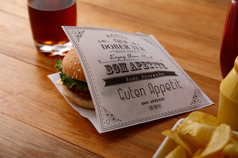 Sacos Dupla Abertura Branco C/ Impress�o Bom Apetite 16x18 CM       ANTI-GORDURA 1000 UNIDADES 