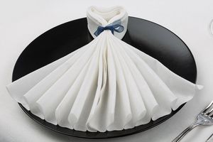 Guardanapo Bambutex 50x50 CM Branco Embalagem 200 Unidades