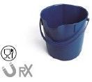 Balde Azul de 15 litros  detet�vel por metal e vis�vel por raios X