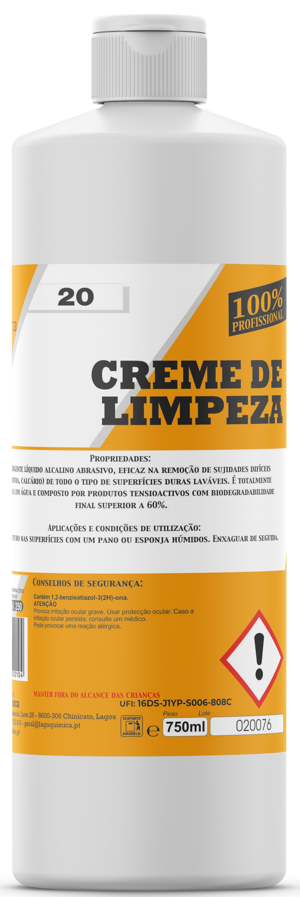 LQ-20 ENERGIC Creme de Limpeza 1 LT
