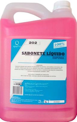 LQ-202 Sabonete Liquido De Espuma Com Doseador 500 Ml Caixa 12 Unidades