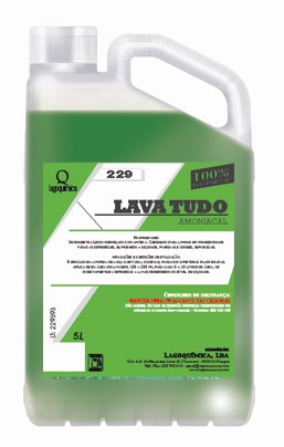 LQ-229 Lava Tudo Amoniacal 5 LT