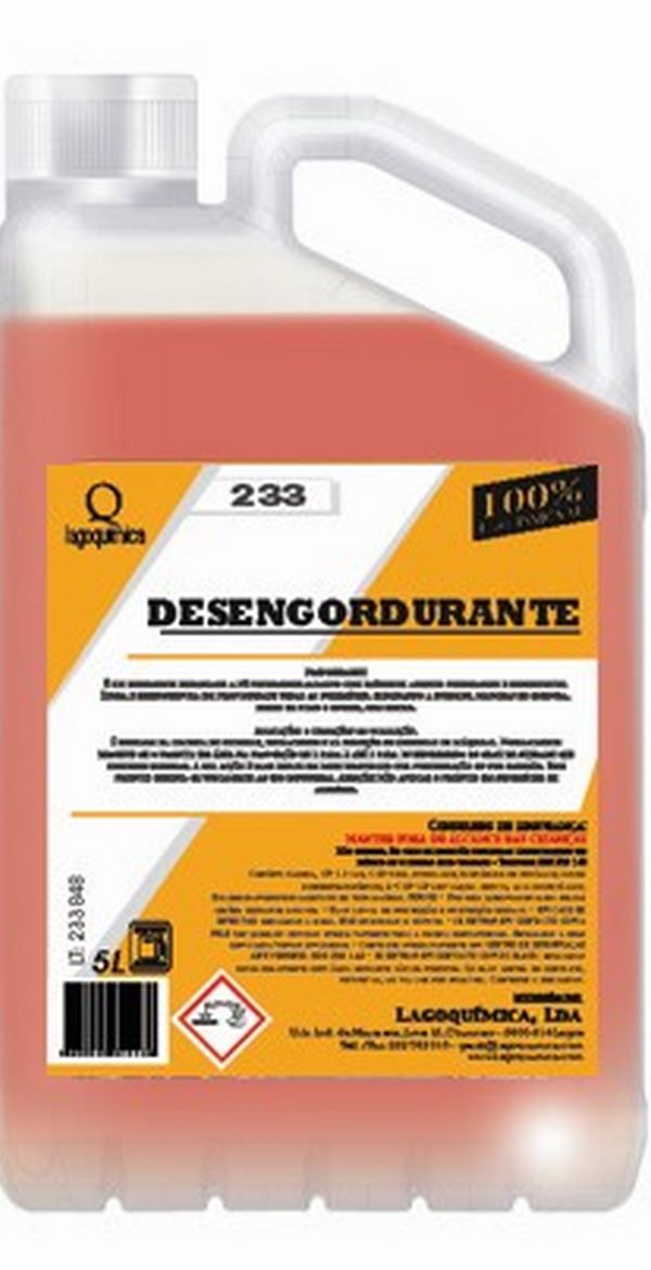 LQ-233 DT-GRAS Desengordurante Extra 5 LT
