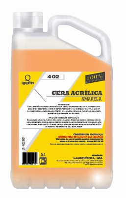 LQ-402 OPTICER Cera Acr�lica Amarela  5 kg