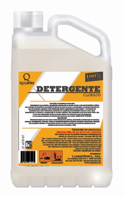 LQ - 670 Detergente Clorado  �reas Alimentares - 5  Lts