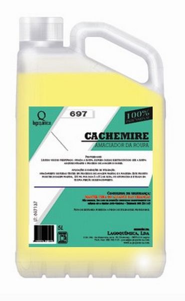 LQ-697 CACHEMIRE Amaciador de Roupa  5 lt